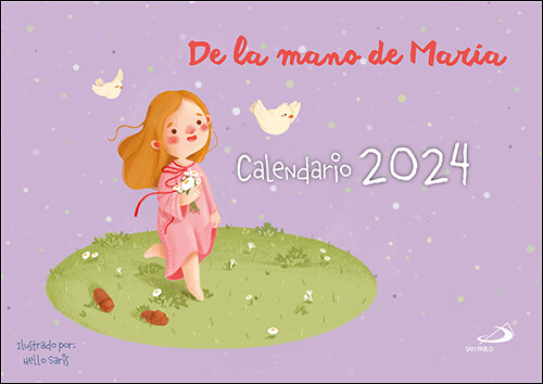 CALENDARIO PARED DE LA MANO DE MARIA 2024