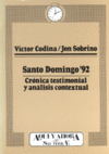 SANTO DOMINGO'92. CRONICA TESTIMONIAL Y ANALISIS CONTEXTUAL