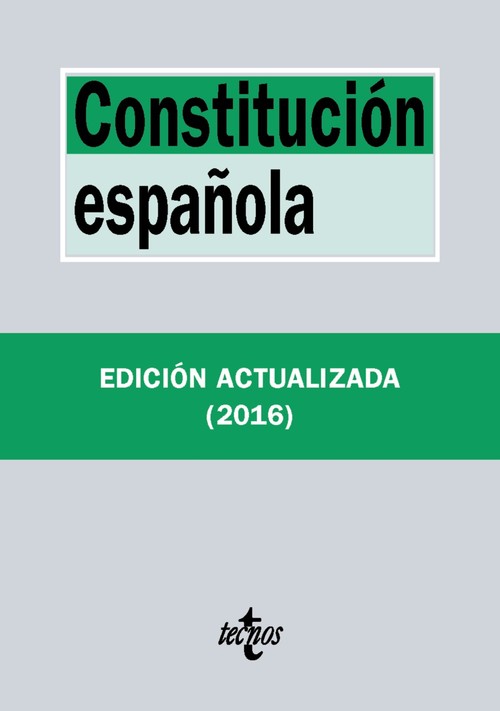 CONSTITUCION ESPAOLA (2016)