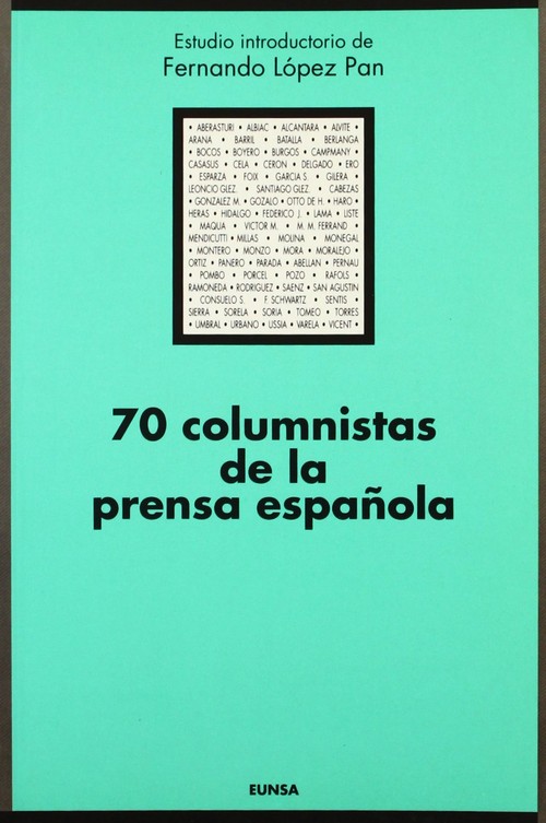 70 COLUMNISTAS DE LA PRENSA ESPAOLA