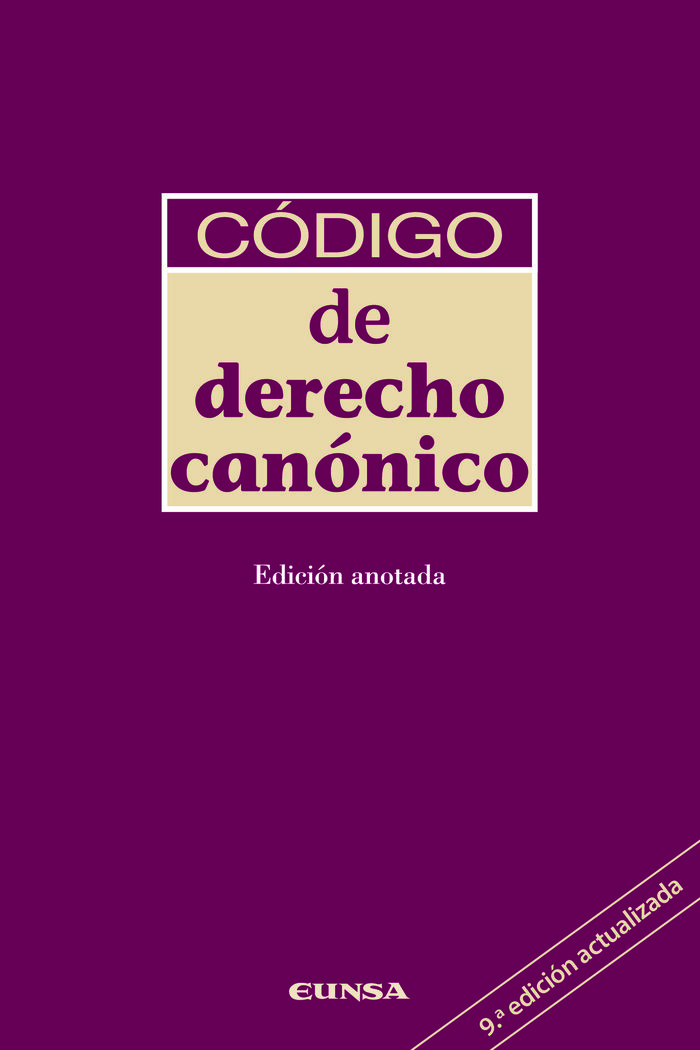 CODIGO DE DERECHO CANONICO 9 ED.