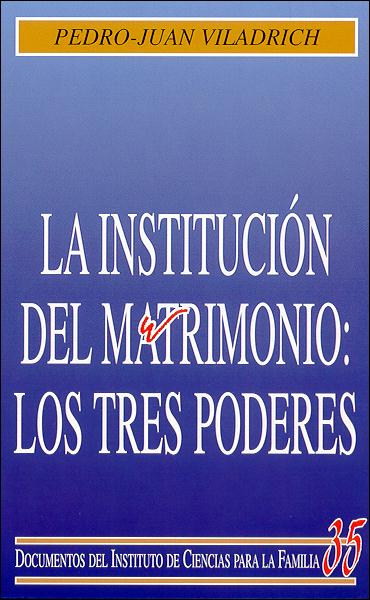 INSTITUCION DEL MATRIMONIO LOS TRES PO