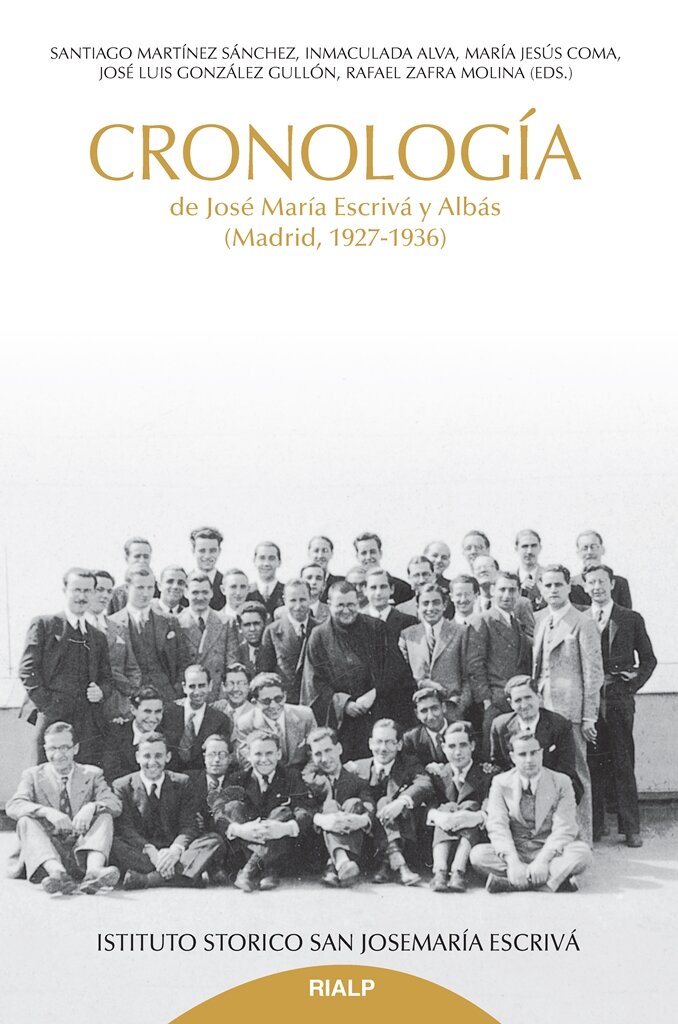 CRONOLOGIA DE JOSE MARIA ESCRIVA Y ALBAS (MADRID 1927-1936)