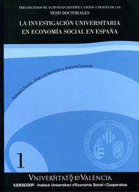 INVESTIGACION UNIVERSITARIA EN ECONOMIA SOCIAL EN ESPAA,LA