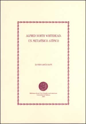 ALFRED NORTH WHITEHEAD: UN METAFISICO ATIPICO
