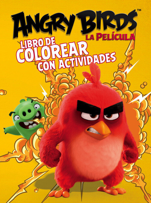 LIBRO DE COLOREAR CON ACTIVIDADES 2 ANGRY BIRDS LA PELICULA