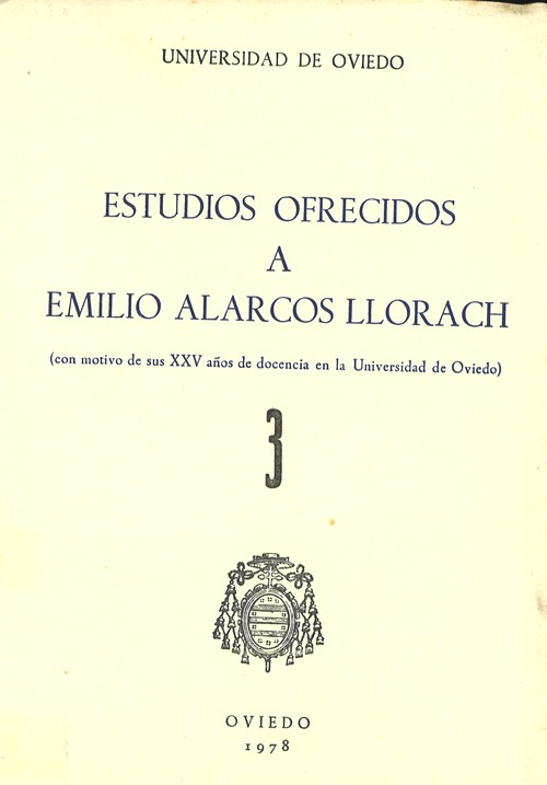 ESTUDIOS OFRECIDOS A EMILIO ALARCOS LLORACH TOMO I