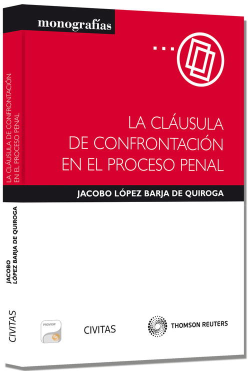 CLAUSULA DE CONFRONTACION EN EL PROCESO PENAL (PAPEL + E-BOO