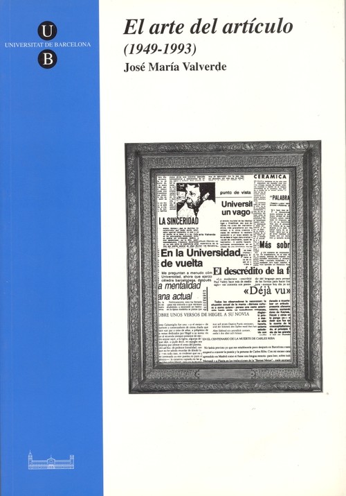 ARTE DEL ARTICULO (1949-1993),EL