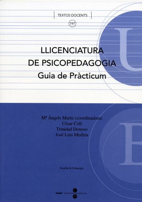 LLICENCIATURA DE PSICOPEDAGOGIA GUIA DE PRACTICUM