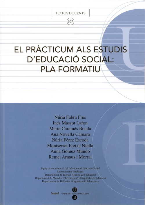 PRACTICUM ALS ESTUDIS D'EDUCACIO SOCIAL: PLA FORMATIU,EL