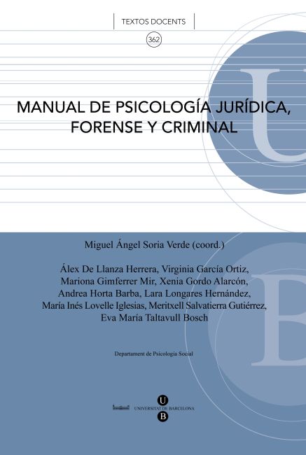 MANUAL DE PSICOLOGIA JURIDICA FORENSE Y CRIMINAL
