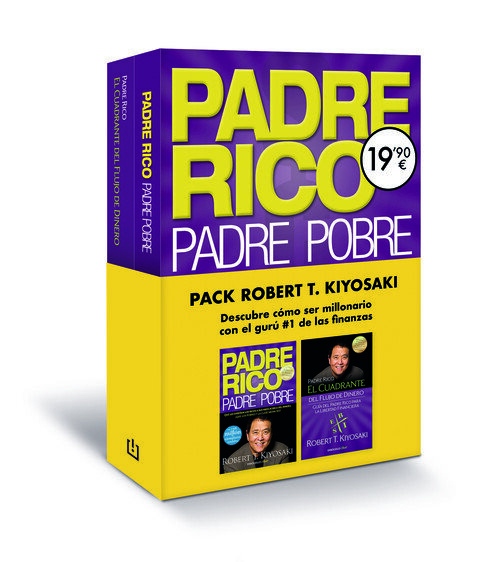 PACK ROBERT T. KIYOSAKI (CONTIENE: PADRE RICO, PADRE POBRE /