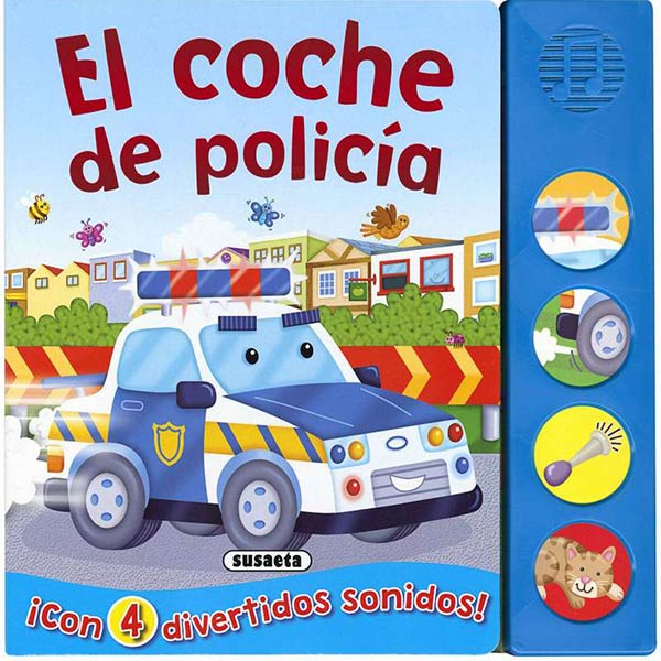 COCHE DE POLICIA, EL (CON 4 DIVERTIDOS SONIDOS)