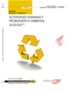 MANUAL ACTIVIDADES HUMANAS Y PROBLEMATICA AMBIENTAL (MF0805_