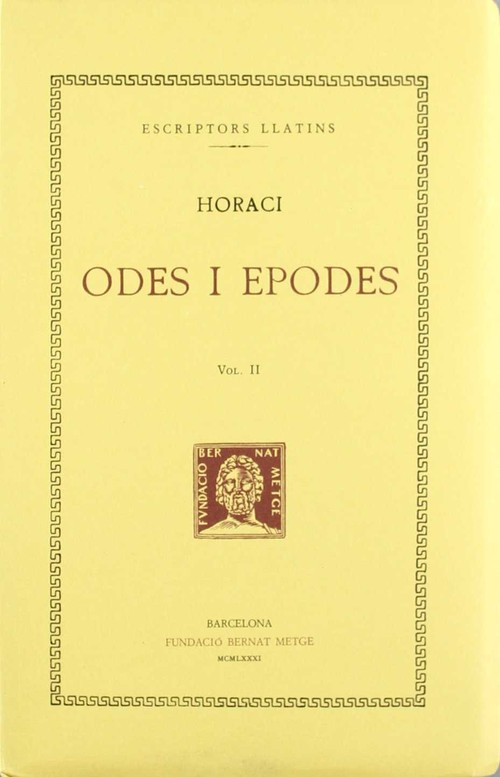 ODES I EPODES - VOL II