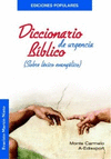 DICCIONARIO BIBLICO DE URGENCIA (SOBRE LEXICO EVANGELICO)
