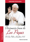 DICCIONARIO BREVE DE LOS PAPAS (DE SAN PEDRO A BENEDICTO XVI