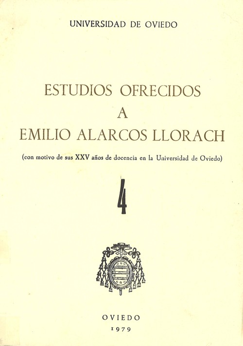 ESTUDIOS OFRECIDOS A EMILIO ALARCOS LLORACH TOMO IV
