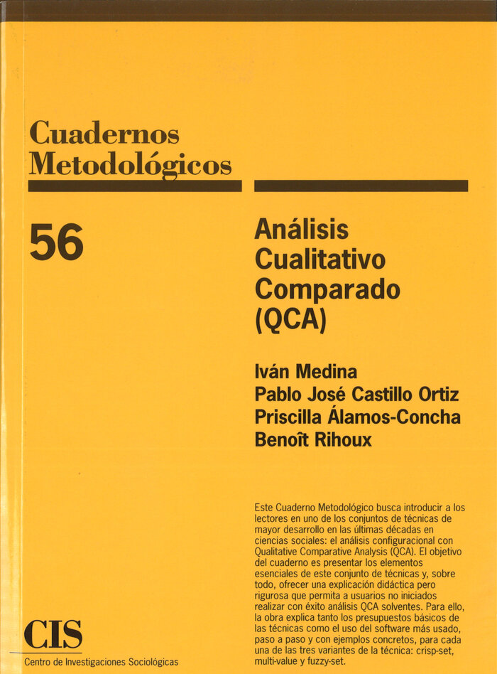 CISS 56 ANALISIS CUALITATIVO COMPARADO (QCA)