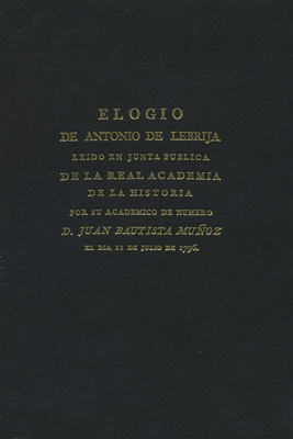 ELOGIO DE ANTONIO DE LEBRIJA