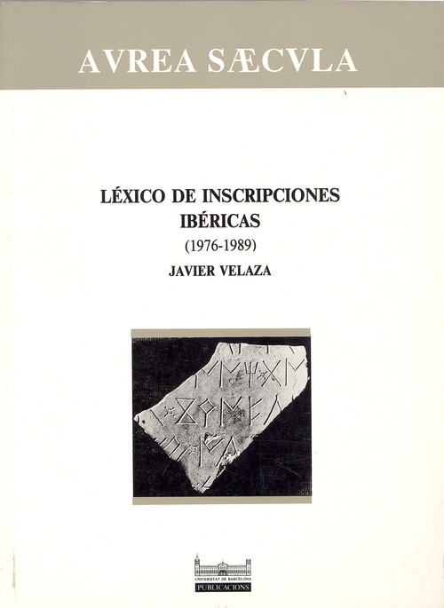 LEXICO DE INSCRIPCIONES IBERICAS (1976-1989)