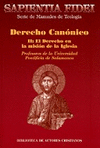 DERECHO CANONICO II:DCHO MISION IGLESIA