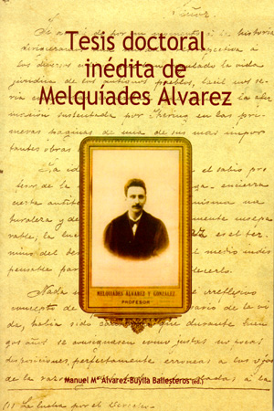 TESIS DOCTORAL INEDITA DE MELQUIADES ALVAREZ