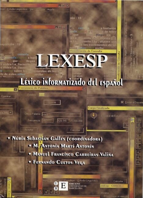 LEXESP, LEXICO INFORMATIZADO DEL ESPAOL (CD-ROM + FOLLETO
