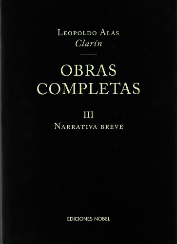 OBRAS COMPLETAS III NARRATIVA BREVE