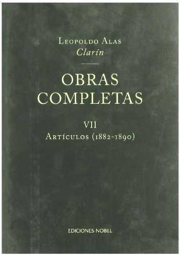 OBRAS COMPLETAS VII ARTICULOS 1882-1890