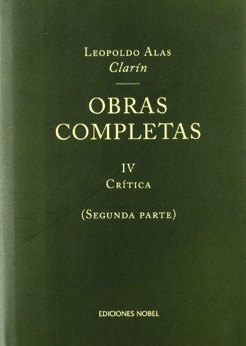 OBRAS COMPLETAS CLARIN 4 CRITICA 2PARTE