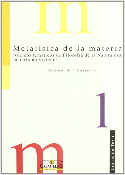 METAFISICA DE LA MATERIA (2 EDICION)