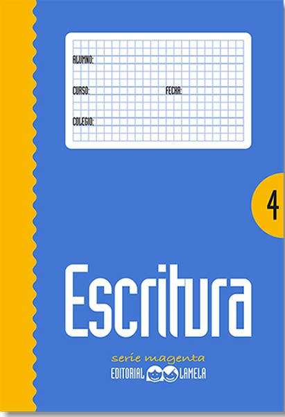 ESCRITURA 4-SERIE MAGENTA-PACK 10 (PAUTA 8MM)