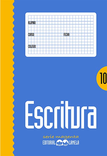 ESCRITURA 10-SERIE MAGENTA-PACK 10 (PAUTA 4MM)
