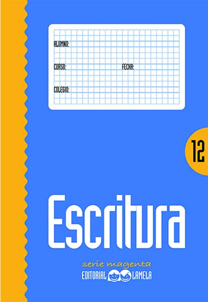 ESCRITURA 12-SERIE MAGENTA-PACK 10 (PAUTA 4MM)