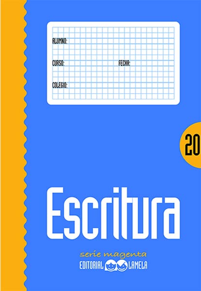 ESCRITURA 20-SERIE MAGENTA-PACK 10 (PAUTA 3MM)