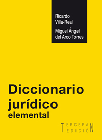 DICCIONARIO JURIDICO ELEMENTAL 3 ED.