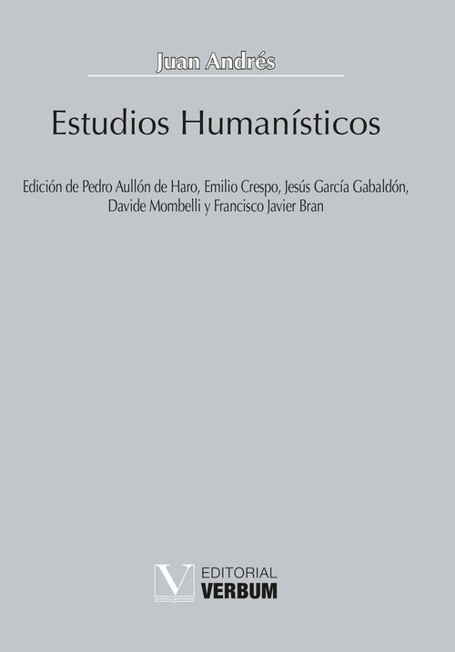 JUAN ANDRES: ESTUDIOS HUMANISTICOS