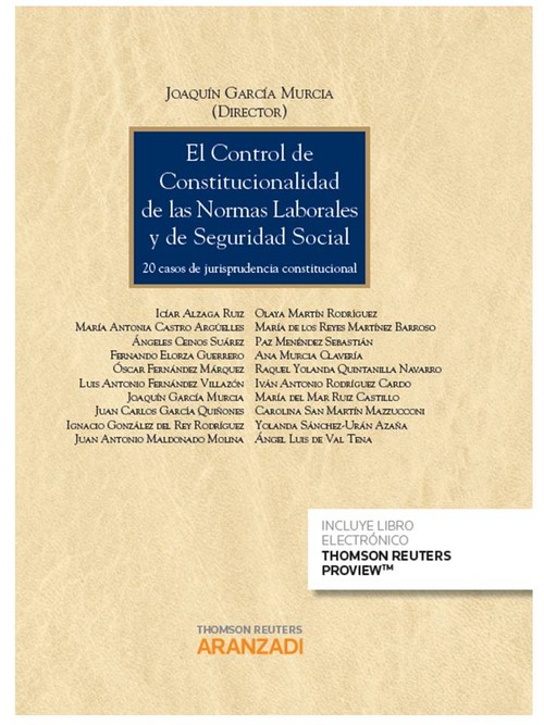 CONTROL DE CONSTITUCIONALIDAD DE LAS NORMAS LABORALES Y DE S
