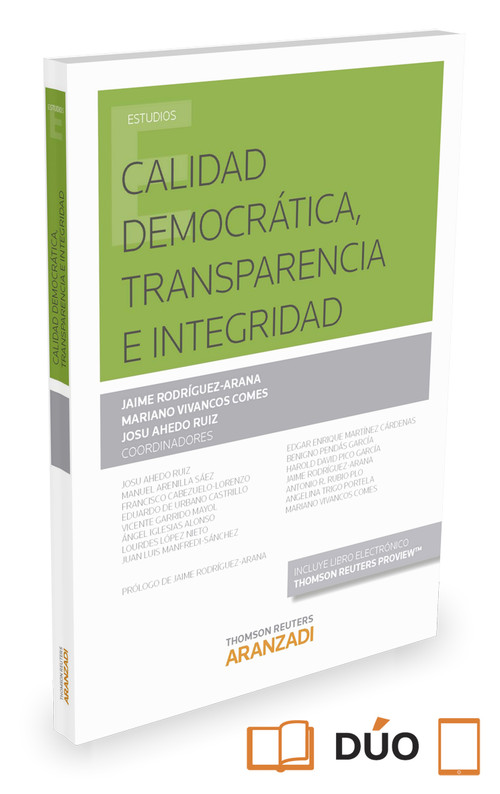 CALIDAD DEMOCRATICA, TRANSPARENCIA E INTEGRIDAD (PAPEL + E-B