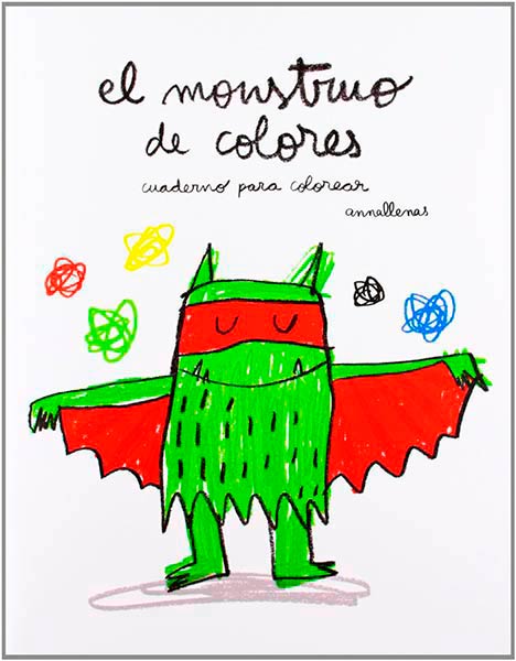 MONSTRUO DE COLORES. CUADERNO PARA COLOREAR