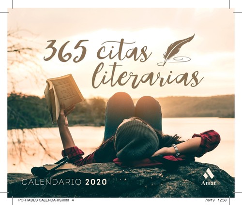 365 CITAS LITERARIAS, CALENDARIO 2020