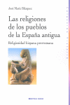 RELIGIONES DE LOS PUEBLOS ESPAA ANTIGUA