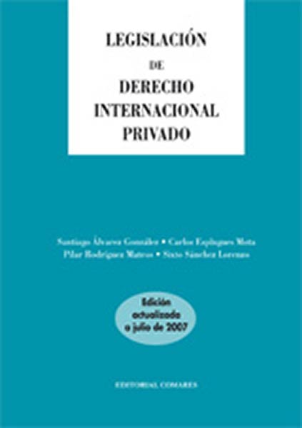 LEGISLACION DE DERECHO INTERNACIONAL PRIVADO