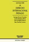 LEGISLACION DE DERECHO INTERNACIONAL PRIVADO-12 EDICION