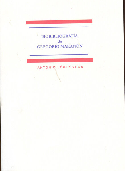 BIOBIBLIOGRAFIA DE GREGORIO MARAON