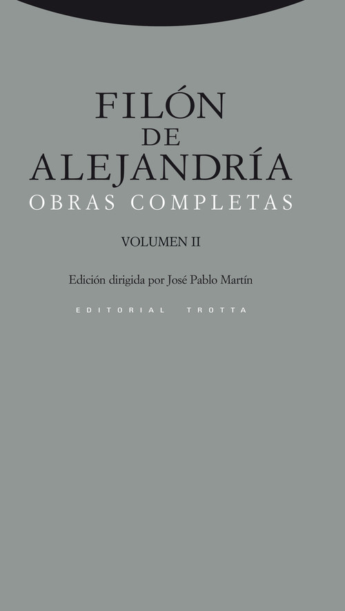 OBRAS COMPLETAS DE FILON DE ALEJANDRIA VOL. IV