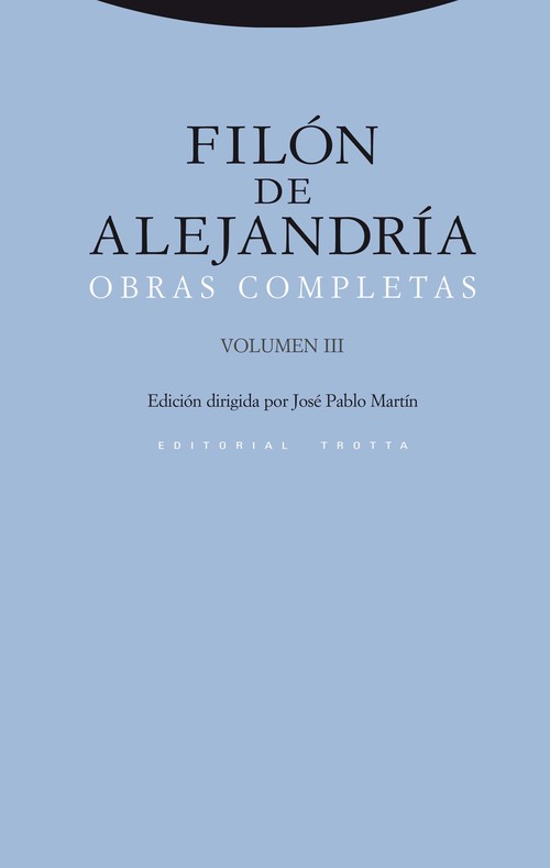 OBRAS COMPLETAS DE FILON DE ALEJANDRIA VOL. II