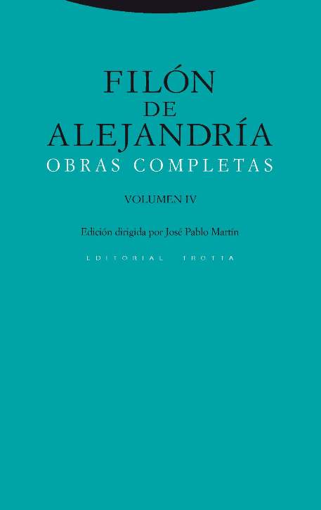 OBRAS COMPLETAS DE FILON DE ALEJANDRIA VOL. II
